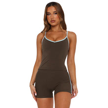 Load image into Gallery viewer, Backless Fitted Sports Suit