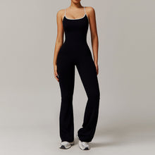 Load image into Gallery viewer, Cross back trumpet jumpsuit