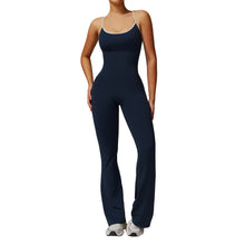 Load image into Gallery viewer, Cross back trumpet jumpsuit