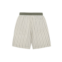 Load image into Gallery viewer, Embroidered striped loose shorts