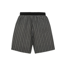 Load image into Gallery viewer, Embroidered striped loose shorts