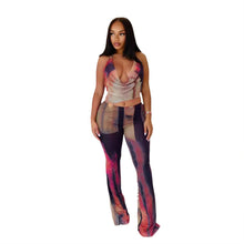 Load image into Gallery viewer, Sexy mesh printed jumpsuit jumpsuit
