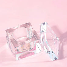 Load image into Gallery viewer, Glass Acrylic Powder Monomer Liquid Nail Cup Crystal Dappen Dish with Cap for Powder Cup Bowl Holder Container Manicure Tool