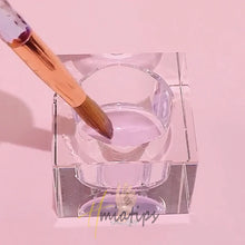Load image into Gallery viewer, Glass Acrylic Powder Monomer Liquid Nail Cup Crystal Dappen Dish with Cap for Powder Cup Bowl Holder Container Manicure Tool