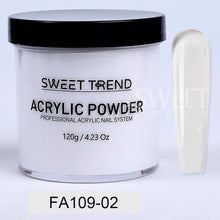 Load image into Gallery viewer, SWEET TREND-120g Professional Acrylic Powder Extension Nail Glitter Powder Material for 3D Carved Nail Art Suitable Beginner