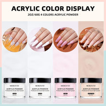 Load image into Gallery viewer, Acrylic Powder - Acrylic Nail Powder Professional Polymer Colored Acrylic Nail Powder for Acrylic Nail Extension Carving