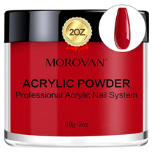 Load image into Gallery viewer, Acrylic Powder - Acrylic Nail Powder Professional Polymer Colored Acrylic Nail Powder for Acrylic Nail Extension Carving