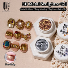 Load image into Gallery viewer, 3D Metal Sculpture Nail Gel