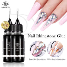 Load image into Gallery viewer, BORN PRETTY Nail Rhinestone Glue 30ML Gel Nail Glue 3D Shaping Sculpting Carving Flower DIY Decoration Gem Glue Nail Supplies