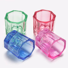 Load image into Gallery viewer, Crystal Glass Acrylic Powder Dappen Dish, Nail Cup, Wash Brush Bowl, Nail Art Tools