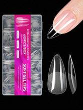 Load image into Gallery viewer, 600 pieces of almond-shaped nail tips