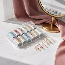 Load image into Gallery viewer, 10 Floral Nail Transfer Foil