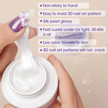 Load image into Gallery viewer, 3D Sculpting Gel Nail Kit 30g Pearl White