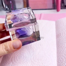 Load image into Gallery viewer, Glass Acrylic Powder Monomer Liquid Nail Cup Crystal Dappen Dish with Cap for Powder Cup Bowl Holder Container Manicure Tool