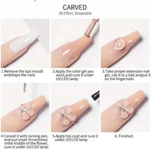 Load image into Gallery viewer, 3D Clear Nail Art Modeling Gel