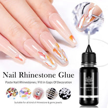 Load image into Gallery viewer, BORN PRETTY Nail Rhinestone Glue 30ML Gel Nail Glue 3D Shaping Sculpting Carving Flower DIY Decoration Gem Glue Nail Supplies