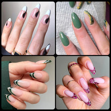 Load image into Gallery viewer, 600 pieces of almond-shaped nail tips