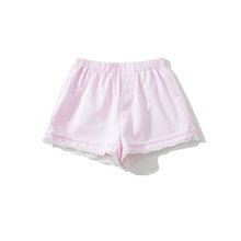 Load image into Gallery viewer, Low Waist Striped Linen Shorts
