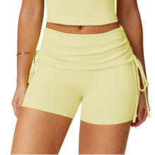 Load image into Gallery viewer, Drawstring tight yoga shorts
