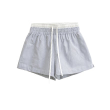 Load image into Gallery viewer, Striped high waisted shorts
