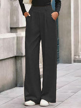 Load image into Gallery viewer, Wide leg pants loose straight leg pants
