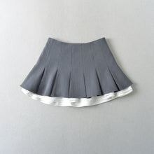 Load image into Gallery viewer, A-line pleated skirt half skirt
