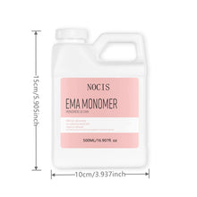 Load image into Gallery viewer, NOCIS 16.9 oz Monomer - Professional Monomer Acrylic Nail Liquid - 500ml Acrylic Monomer Liquid for Acrylic Powder, Nail Extensions - MMA Free, Non-Yellowing
