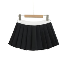 Load image into Gallery viewer, High waisted A-line short skirt pleated skirt tennis skirt
