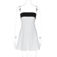 Load image into Gallery viewer, Color-blocked Strapless Slim Dress
