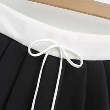 Load image into Gallery viewer, High waisted A-line short skirt pleated skirt tennis skirt
