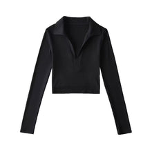 Load image into Gallery viewer, Deep V crop top

