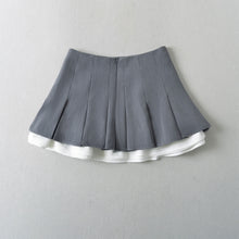 Load image into Gallery viewer, A-line pleated skirt half skirt
