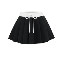 Load image into Gallery viewer, High waisted A-line short skirt pleated skirt tennis skirt
