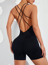 Load image into Gallery viewer, Spaghetti Strap Crisscross Romper
