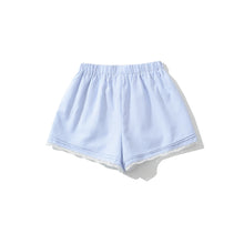 Load image into Gallery viewer, Low Waist Striped Linen Shorts
