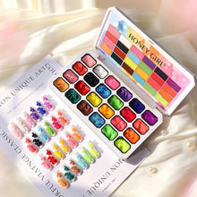 Load image into Gallery viewer, 24 Neon Gel Nail Art Patting Gel
