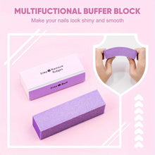 Load image into Gallery viewer, 10/15pcs Professional Nail Art Kit with 100/180 Grit Files,Buffer Sponge,Brush,Scissors,Cuticle Nippers Pushers Gel Polish Tools
