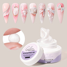Load image into Gallery viewer, 3D Sculpting Gel Nail Kit 30g Pearl White
