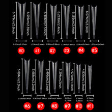 Load image into Gallery viewer, 420pcs Extra Long Stiletto Nail Tips
