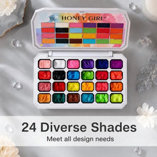Load image into Gallery viewer, 24 Neon Gel Nail Art Patting Gel
