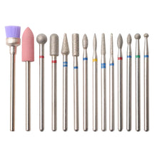 Load image into Gallery viewer, 14pcs/set Nail Drill Machine Bit
