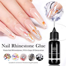 Load image into Gallery viewer, BORN PRETTY Nail Rhinestone Glue 30ML Gel Nail Glue 3D Shaping Sculpting Carving Flower DIY Decoration  Gem Glue Nail Supplies

