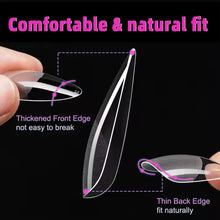 Load image into Gallery viewer, 600 pieces of almond-shaped nail tips

