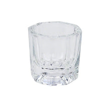 Load image into Gallery viewer, Crystal Glass Acrylic Powder Dappen Dish, Nail Cup, Wash Brush Bowl, Nail Art Tools
