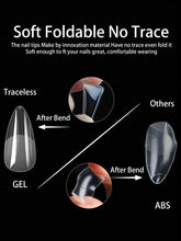 Load image into Gallery viewer, 600 pieces of almond-shaped nail tips
