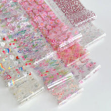 Load image into Gallery viewer, 10 Floral Nail Transfer Foil
