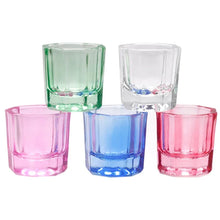 Load image into Gallery viewer, Crystal Glass Acrylic Powder Dappen Dish, Nail Cup, Wash Brush Bowl, Nail Art Tools
