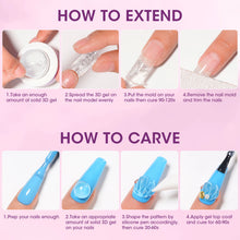 Load image into Gallery viewer, 3D Sculpting Gel Nail Kit 30g Pearl White
