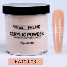 Load image into Gallery viewer, SWEET TREND-120g Professional Acrylic Powder Extension Nail Glitter Powder Material for 3D Carved Nail Art Suitable Beginner
