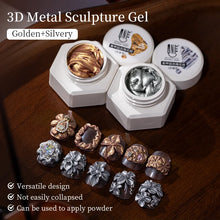 Load image into Gallery viewer, 3D Metal Sculpture Nail Gel
